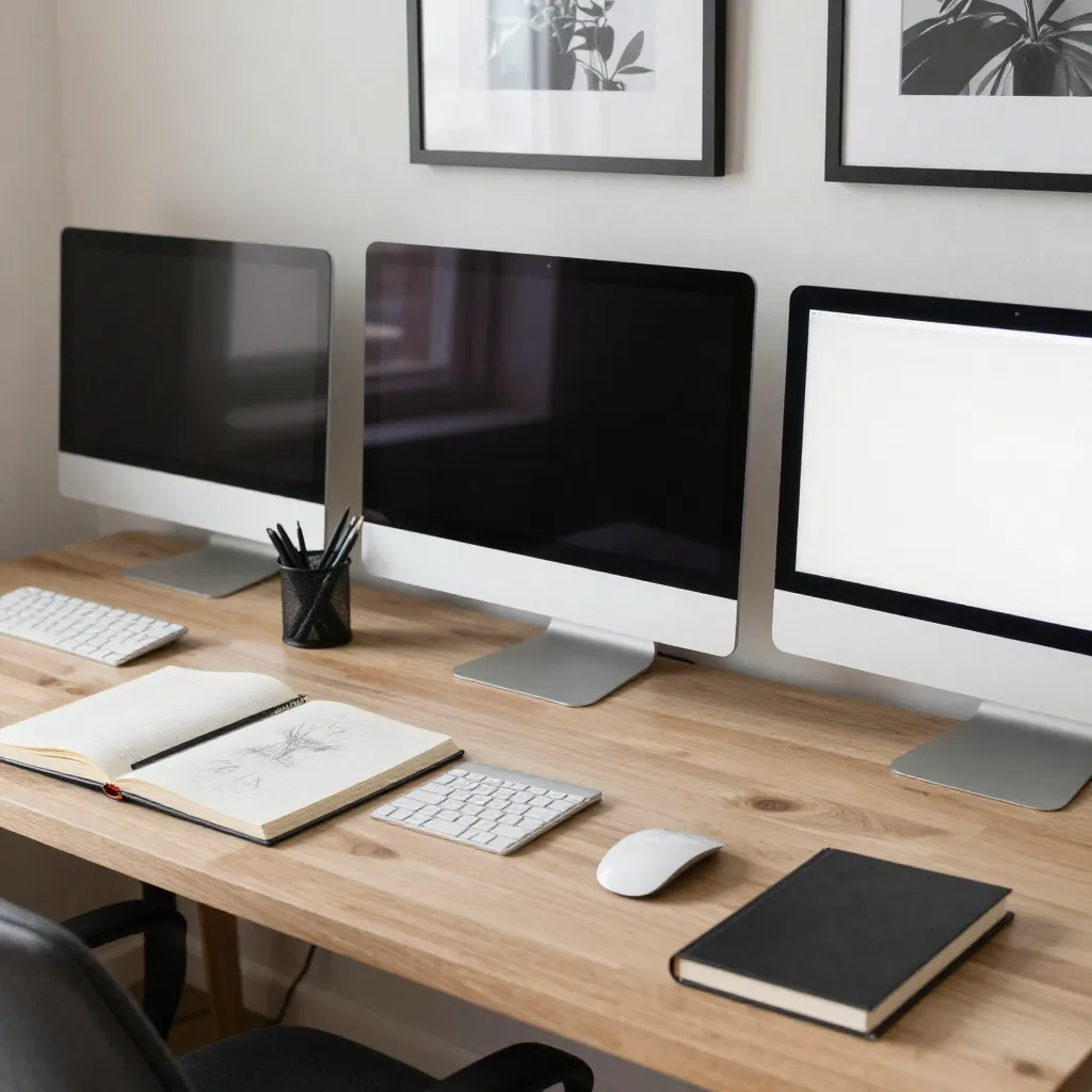 Studio series easel in natural wood finish