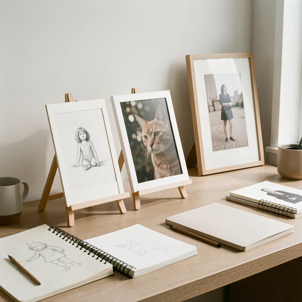 Minimal series display stand front view