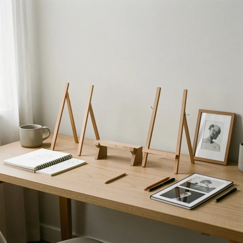 Minimal series display stand side elevation