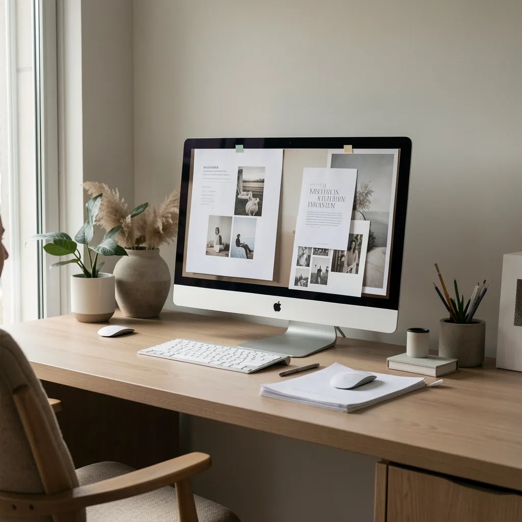 Display stand in retail gallery window