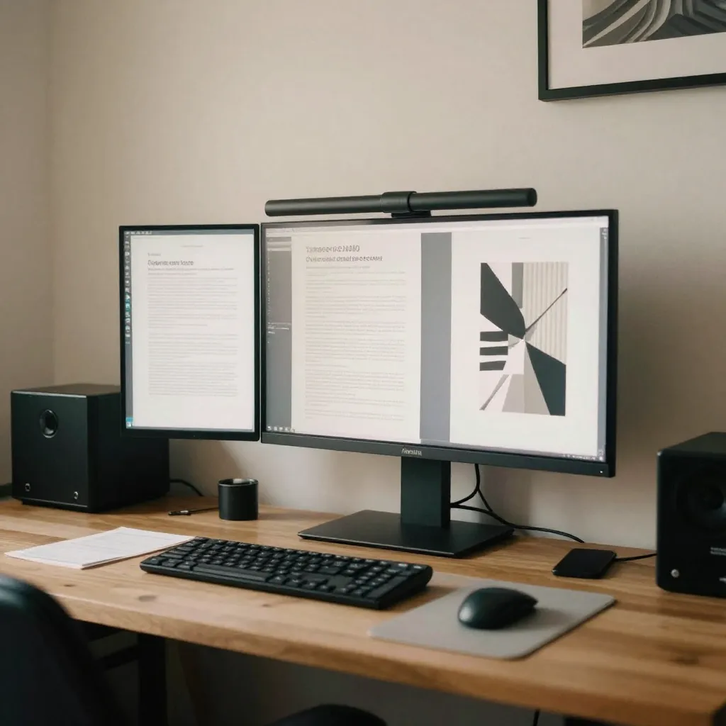 Display stand in exhibition hall with curated objects